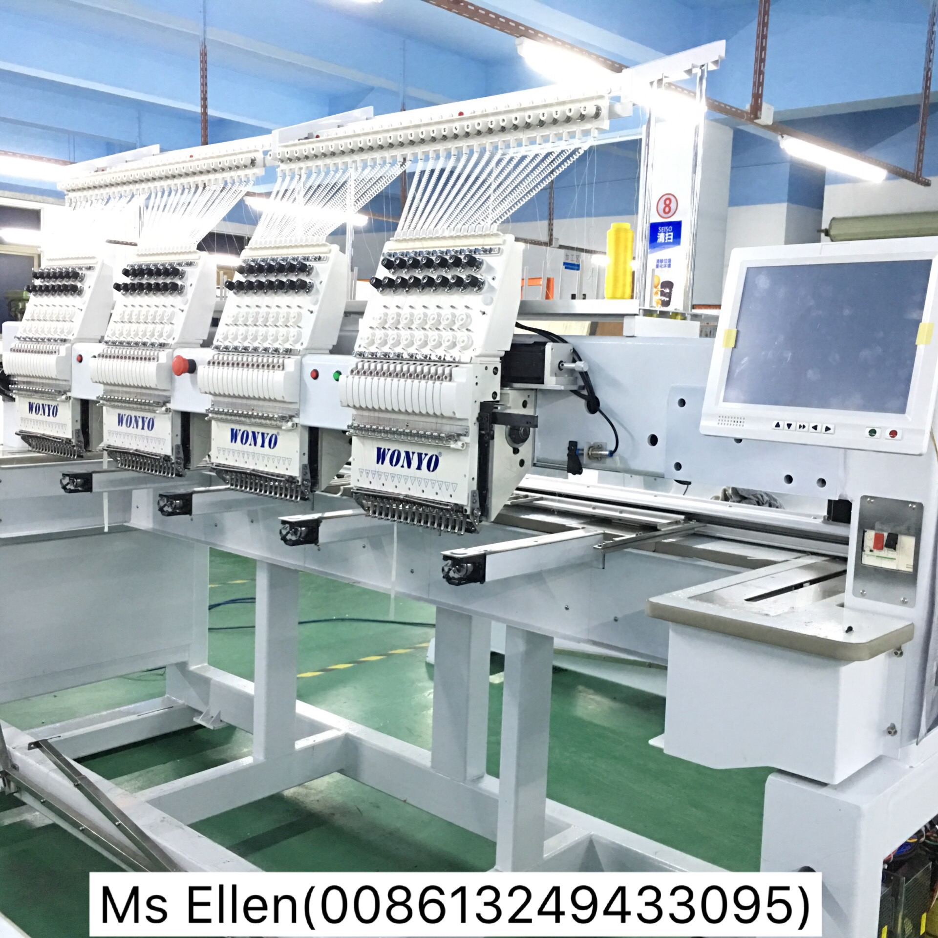 4 head 15 needles High Speed Embroidery machine.JPG
