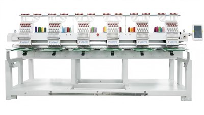 Komercialni 6 Vodja High Speed monogramov Logo Vezenje Stroj