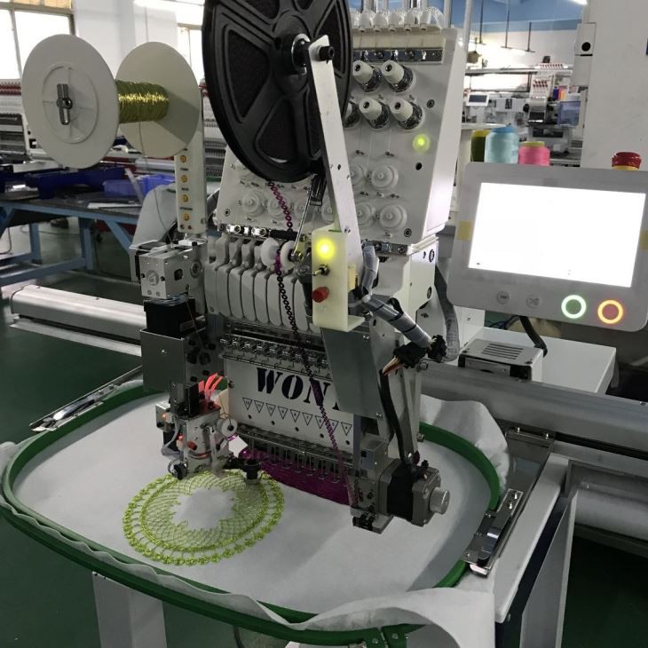 Single Head Cap Embroidery Machine For Flat Embroidery