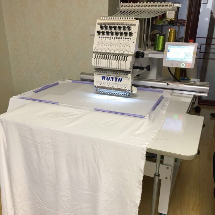 Single Head Cap Embroidery Machine For Flat Embroidery