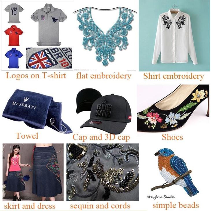 Single Head Cap Embroidery Machine For Flat Embroidery