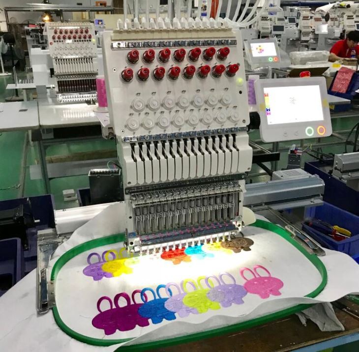 Single Head Cap Embroidery Machine For Flat Embroidery