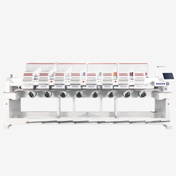 Embroidery Machine With Embroidery Software 8 Heads